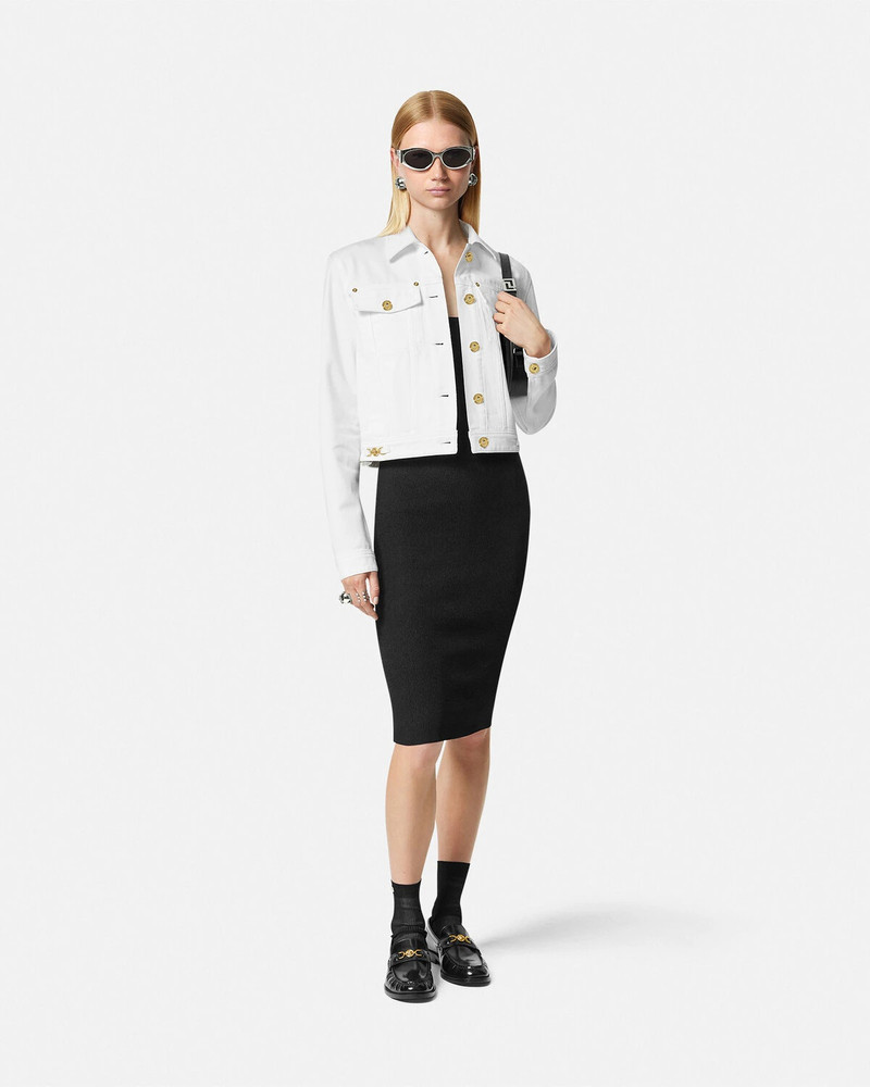 VERSACE Medusa '95 Ribbed Knit Mini Dress outlook