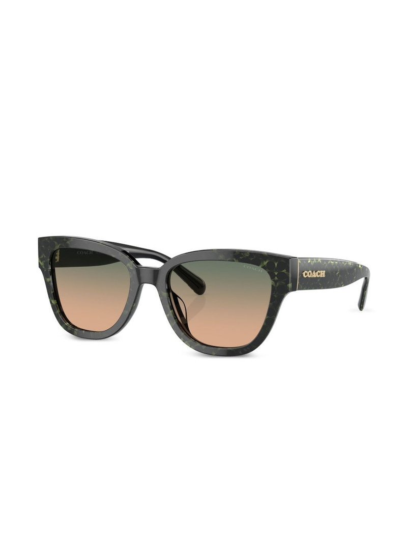 COACH monogram-pattern sunglasses outlook