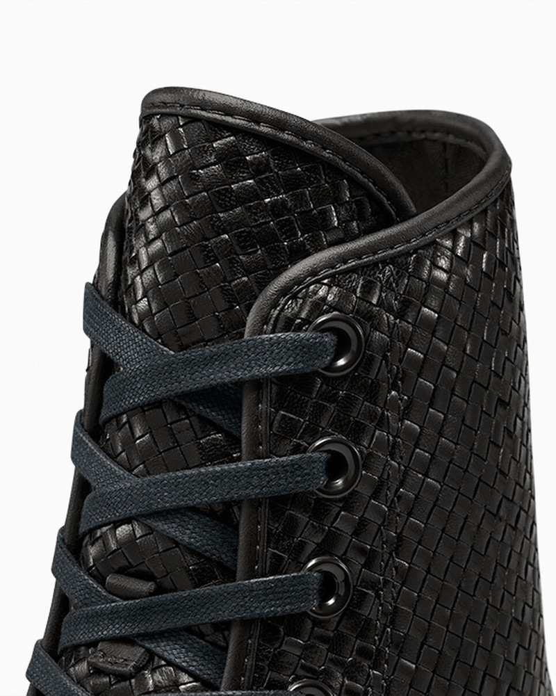 Chuck 70 De Luxe Pointed Platform Woven Leather 9