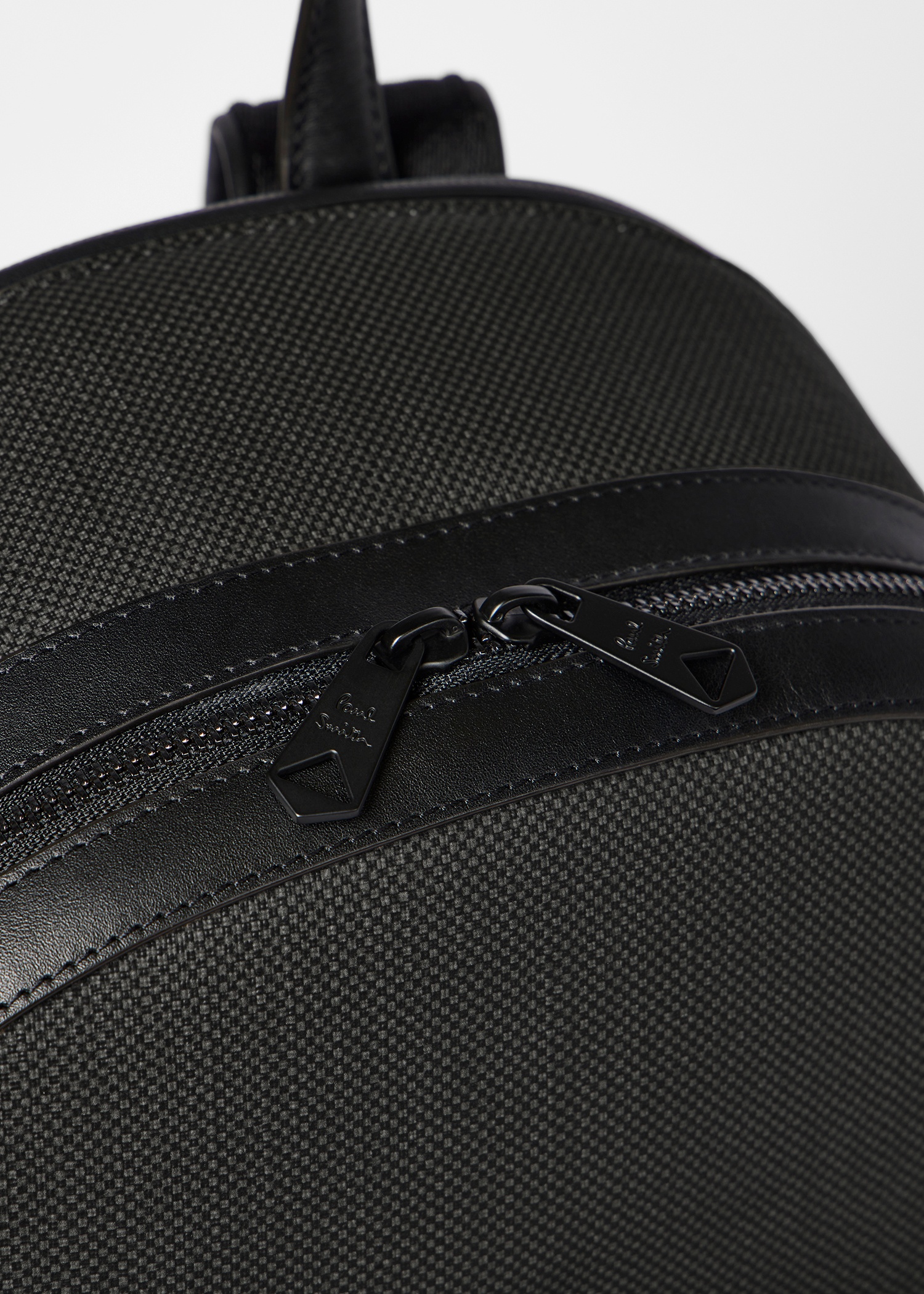 Coated Canvas Signature Stripe Pocket Backpack - 4