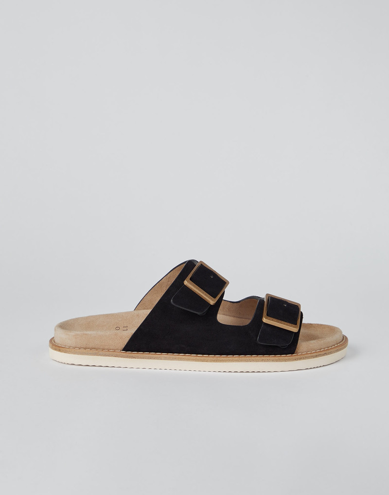 Washed suede urban slides 5