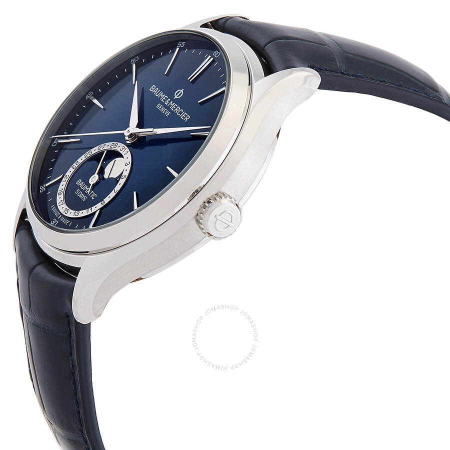 Baume Et Mercier - Baume et Mercier Clifton Automatic Moon Phase Blue Dial Men's Watch M0A10756 - 2