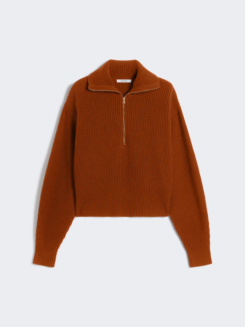 NADAR Wool and cashmere jumper with zip 1