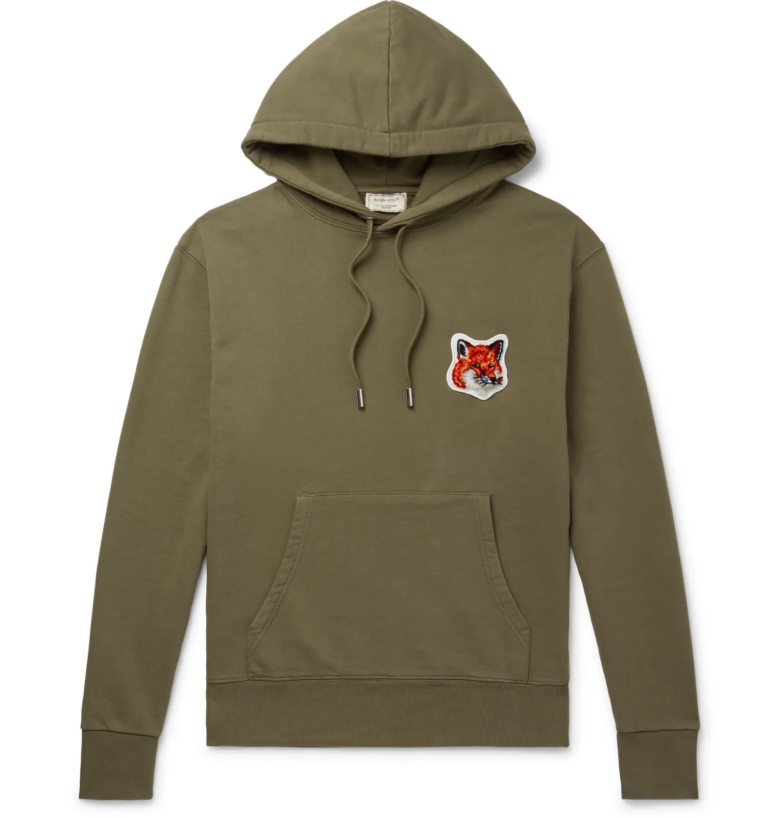 Logo-Appliquéd Loopback Cotton-Jersey Hoodie - 1