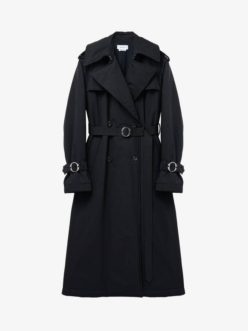 Double-breasted Trench Coat - 1