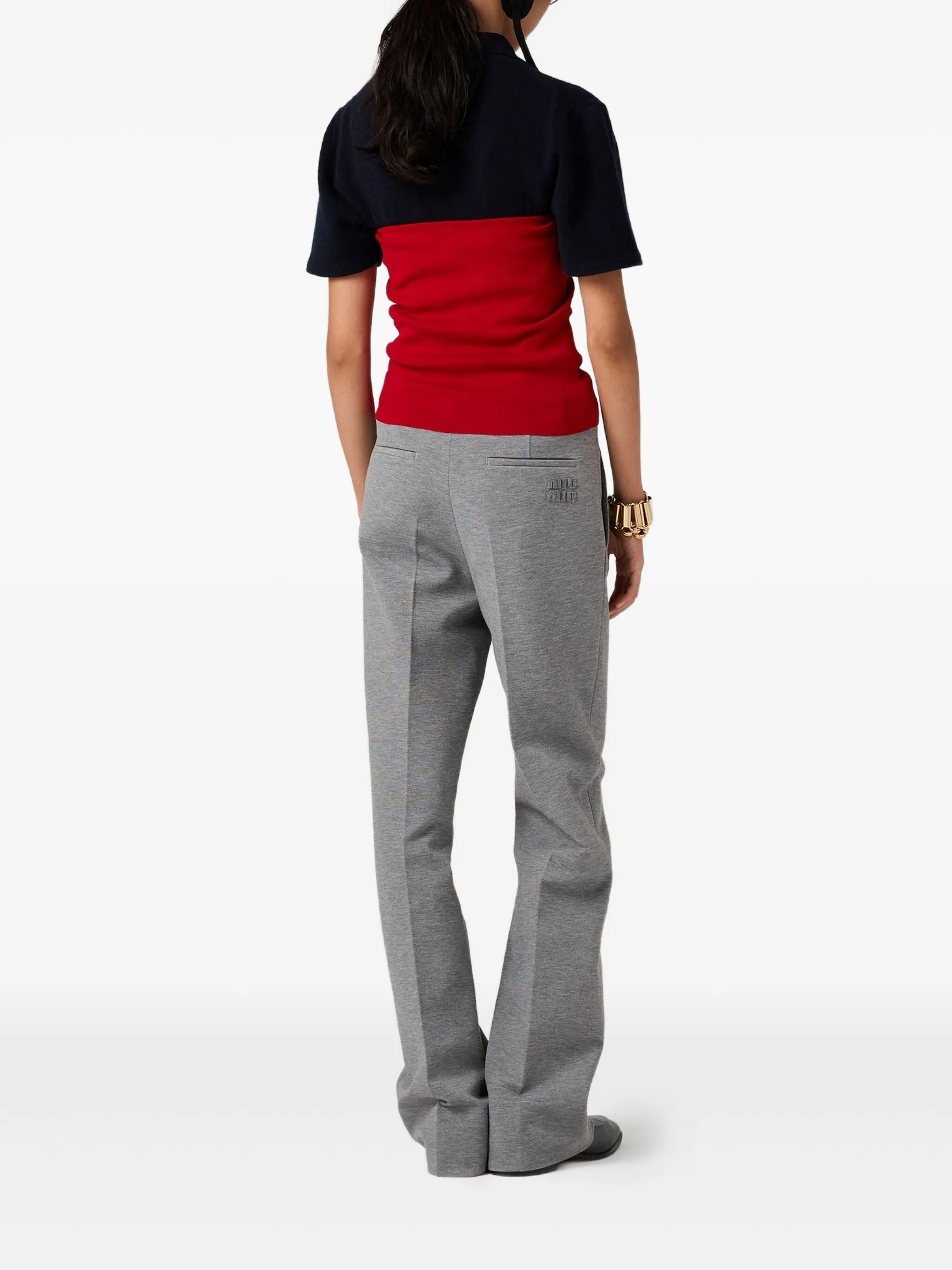 Miu Miu Logo-intarsia Top - 4