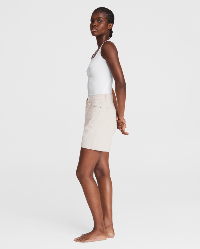 Maya High-Rise 6" Short - Ecru
Relaxed Fit Light Natural Jean Short 4