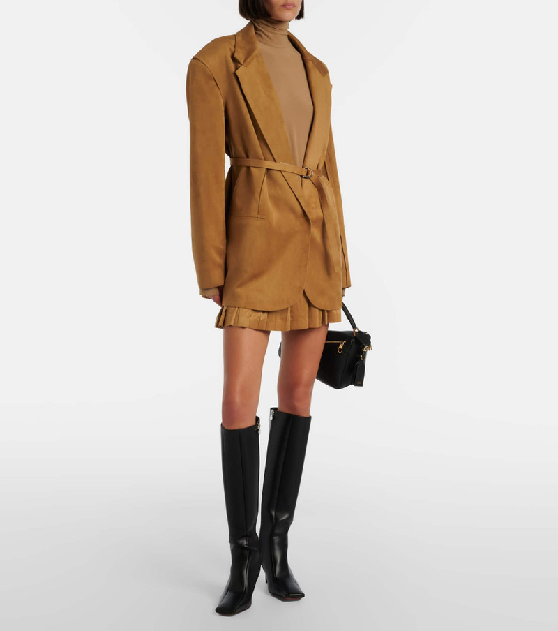 NORMA KAMALI Pleated miniskirt outlook