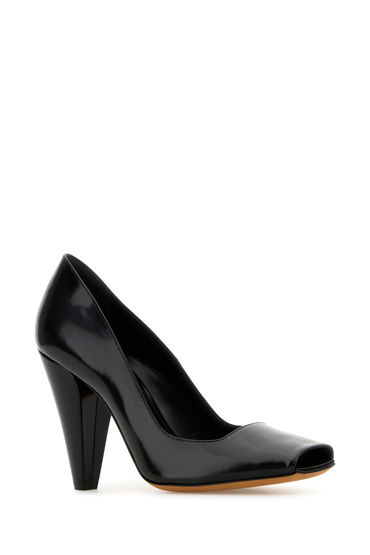 Black leather Cedar pumps - 2
