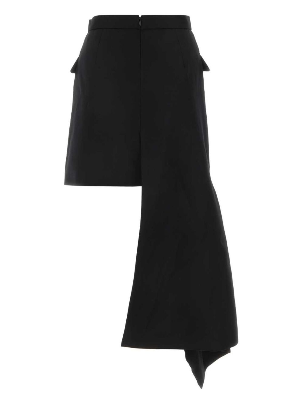 asymmetric zip-slash miniskirt - 2