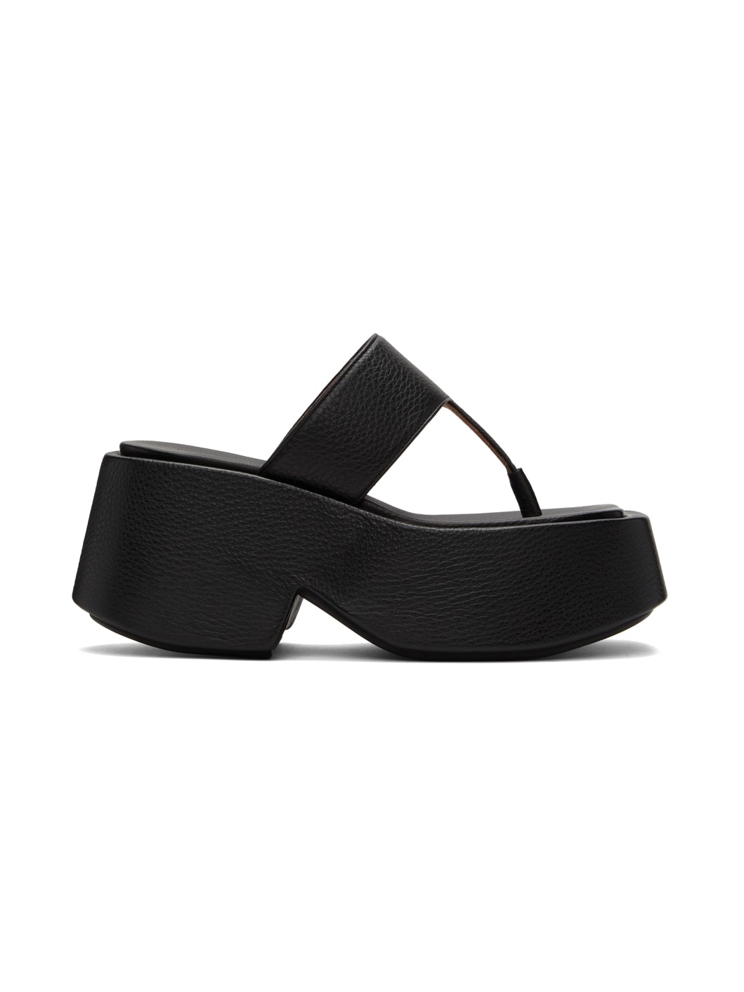 Black Zeppo Infradito Sandals - 1