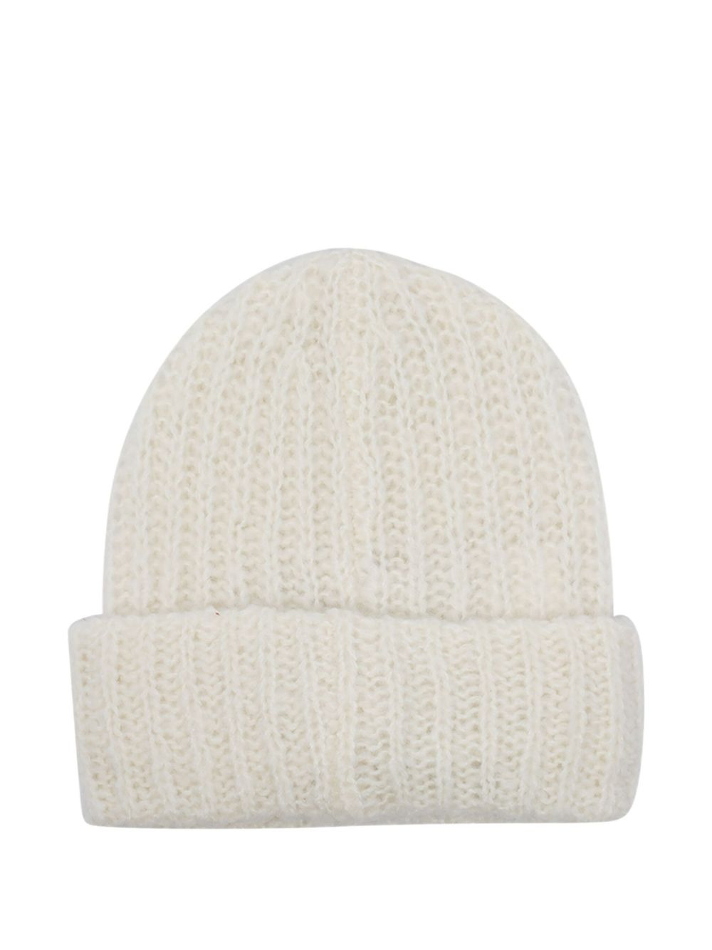 logo-patch beanie hat - 2