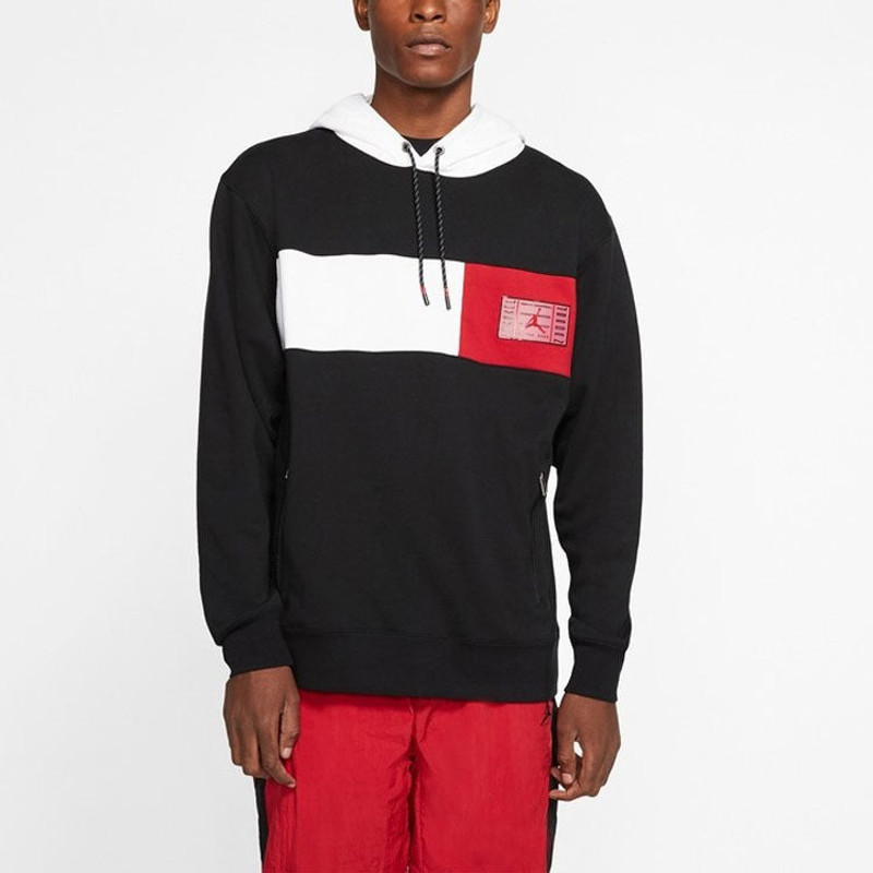 Jordan Men's Air Jordan 11 Legacy Splicing Pullover Asia Edition Black CU1510-010 outlook