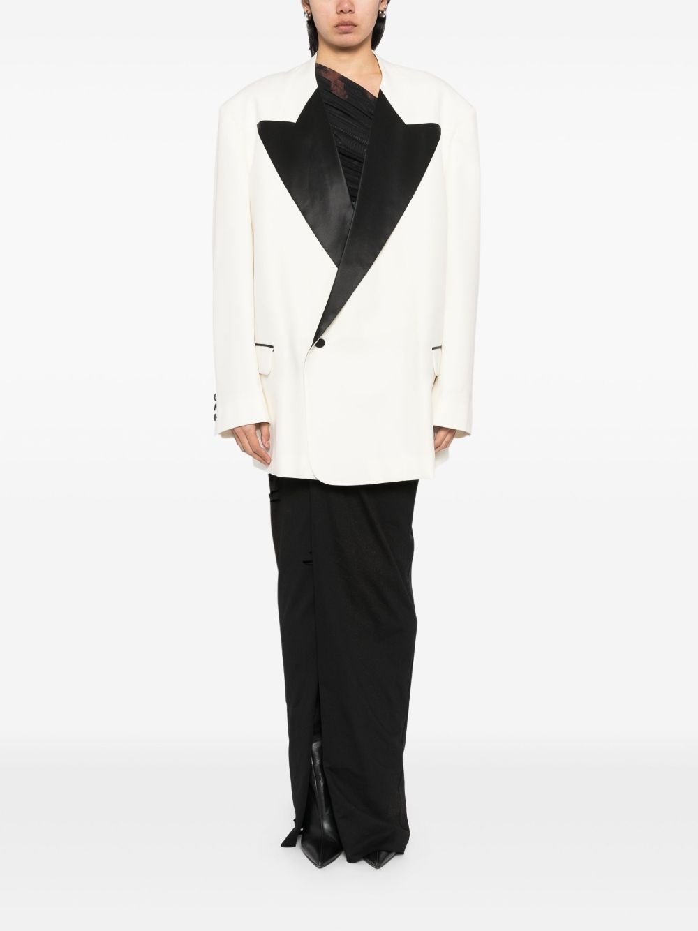 wool blazer - 2