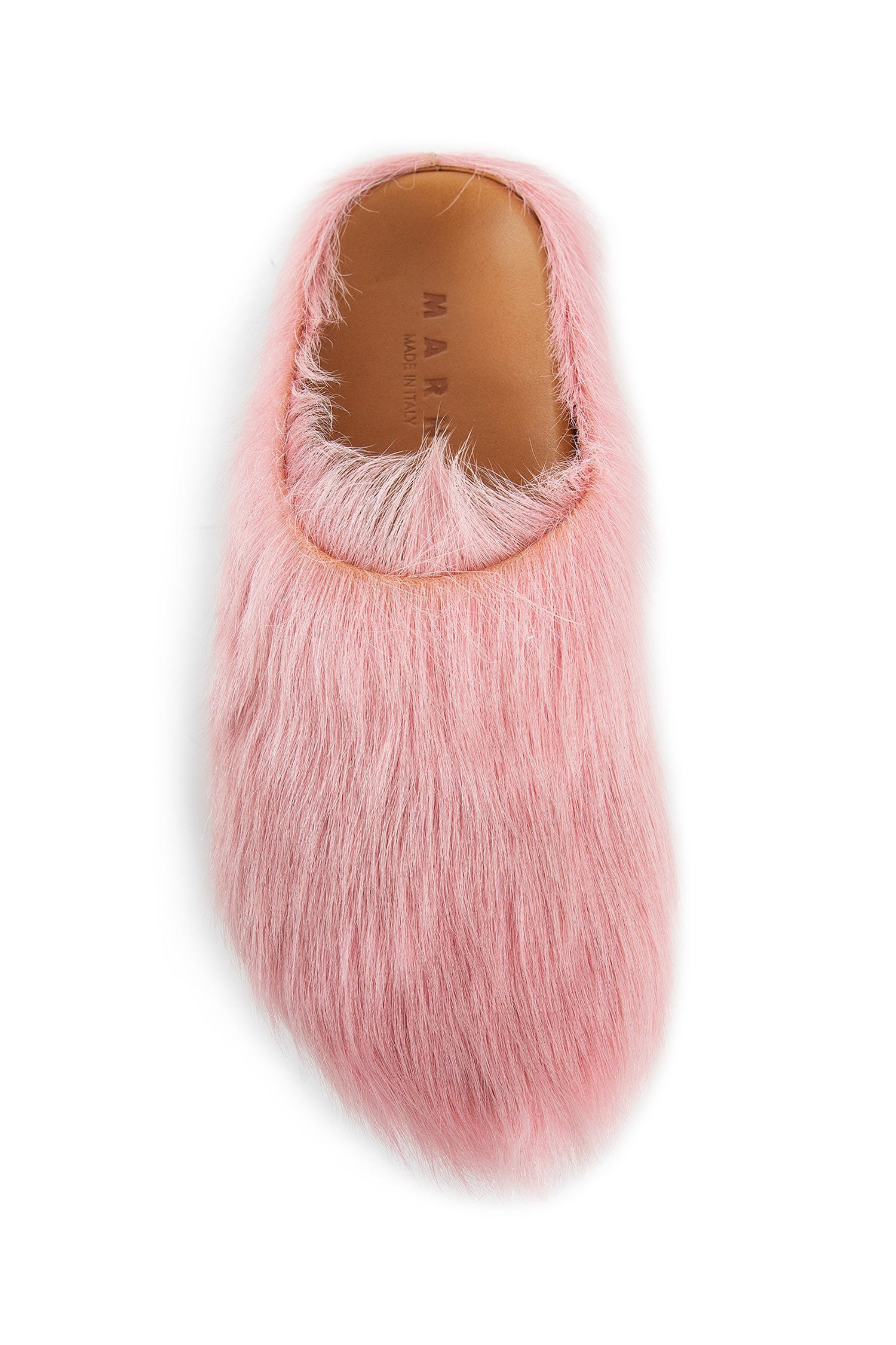 Long-hair Calfskin Fussbett Sabot - 5