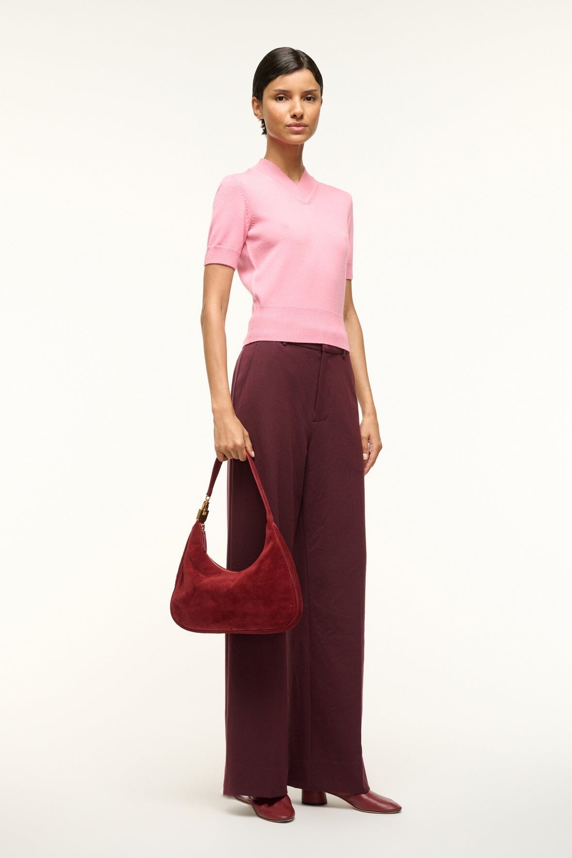 STAUD SYLVIE SHOULDER BAG PINOT - 6