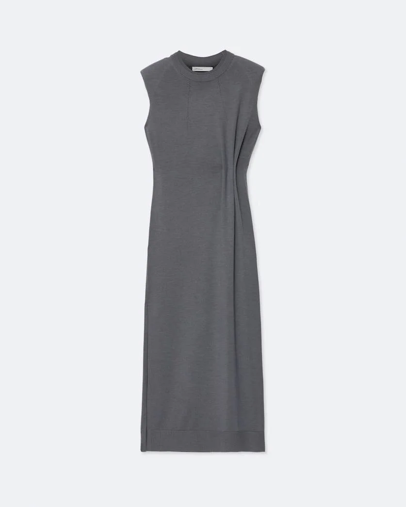 KAYLA MERINO WOOL MIDI DRESS - 1