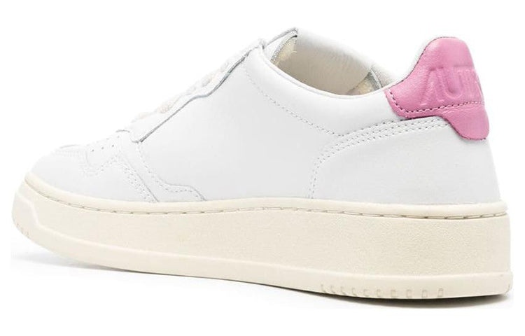 (WMNS) AUTRY Medalist low Leather 'White Pink' AULW-LL55 - 4