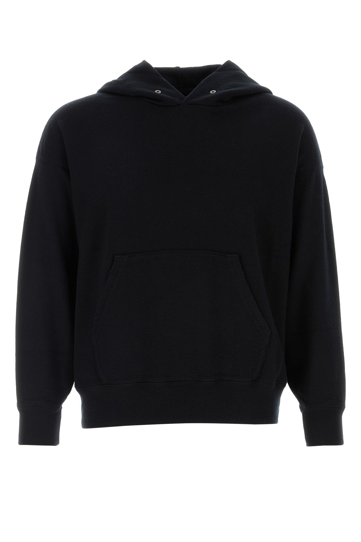 Black wool sweatshirt - 1