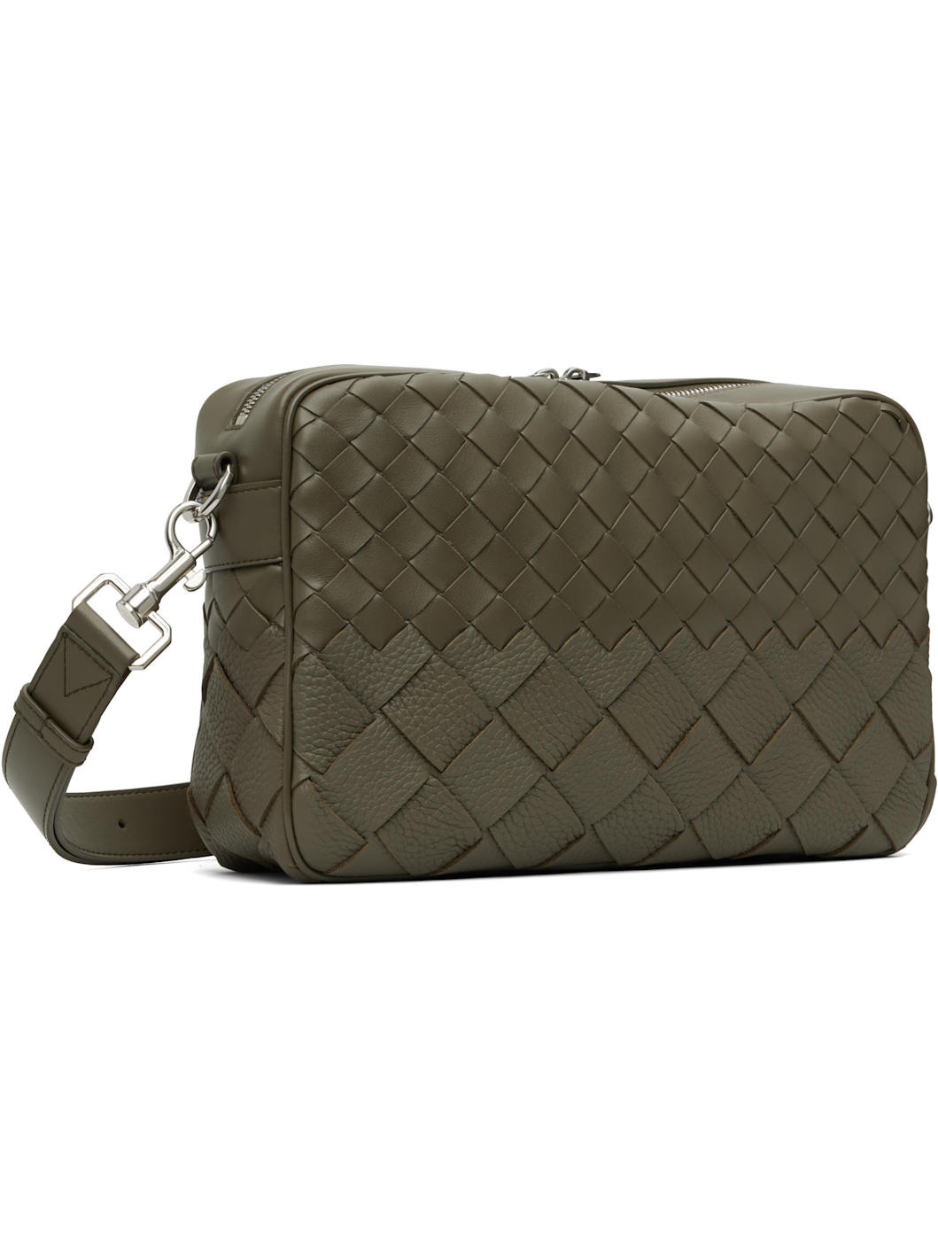 Green Intrecciato Camera Bag - 2