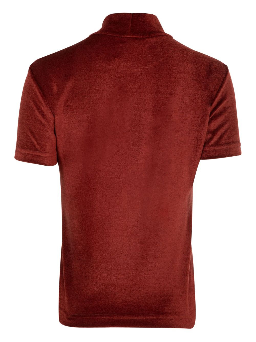 mock-neck short-sleeve top - 2