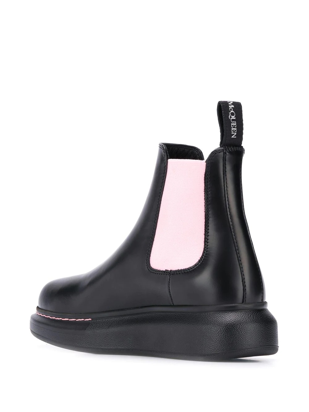 contrast panels chelsea boots - 3