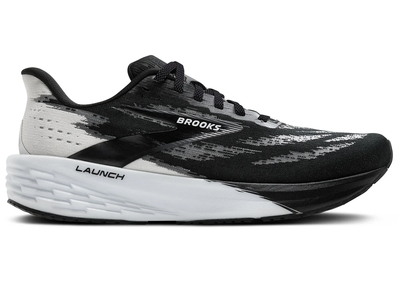Brooks Launch 11 Black White (Women's) - 1