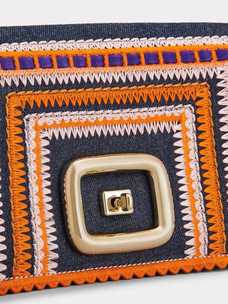 Viv' Choc Funky Bag in Denim 7