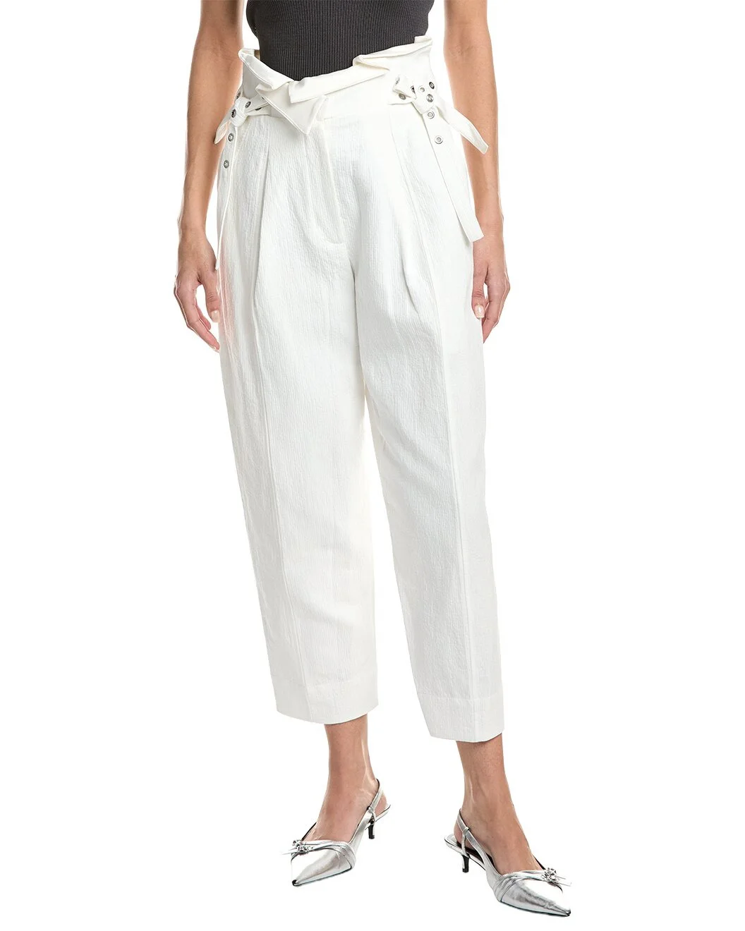 3.1 Phillip Lim Linen-Blend Paperbag Pant - 1