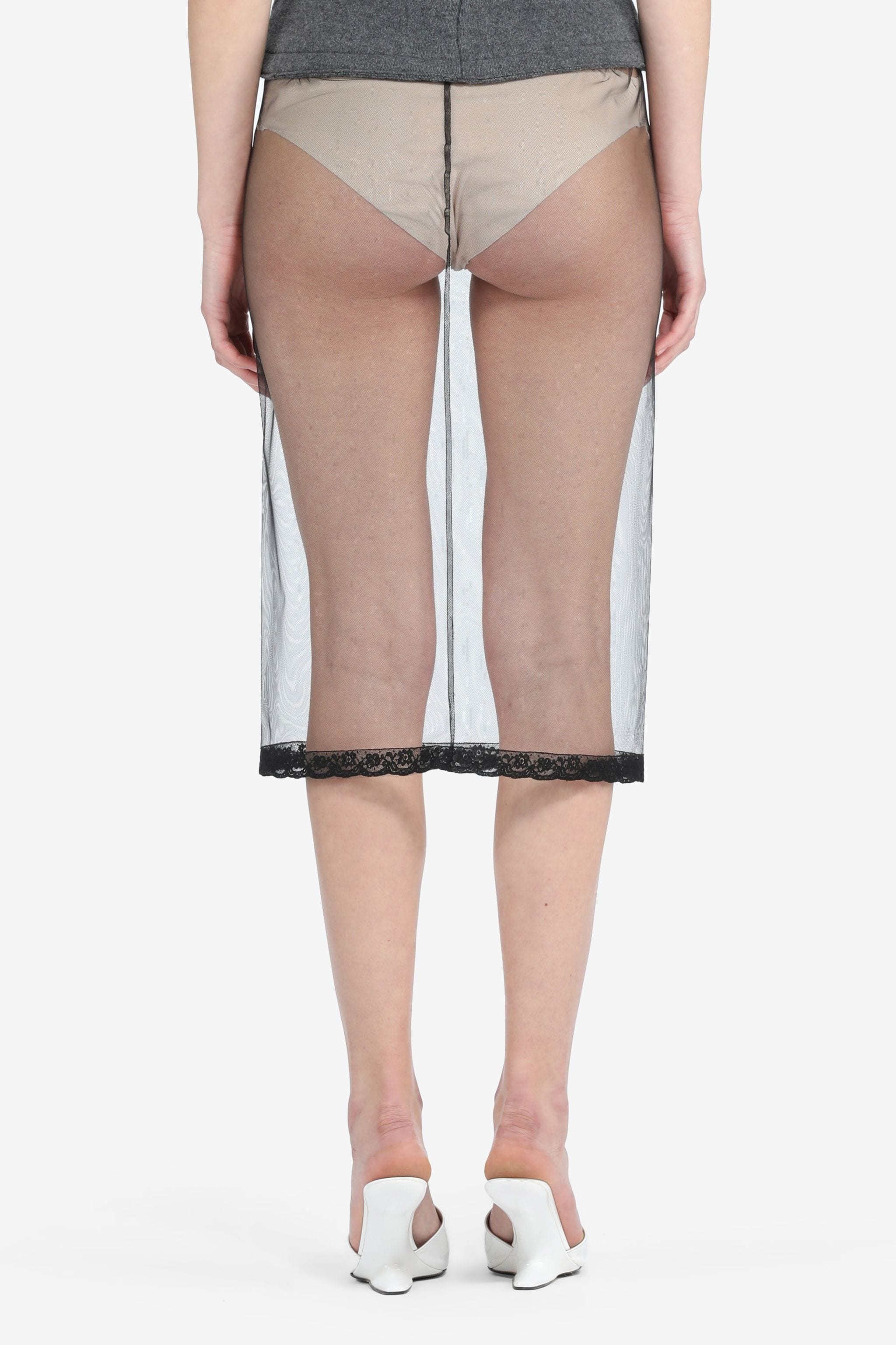 LACE-TRIM UNDERSKIRT - 2