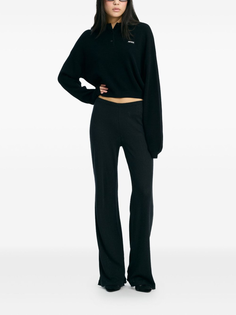 ROTATE long-sleeve polo shirt outlook