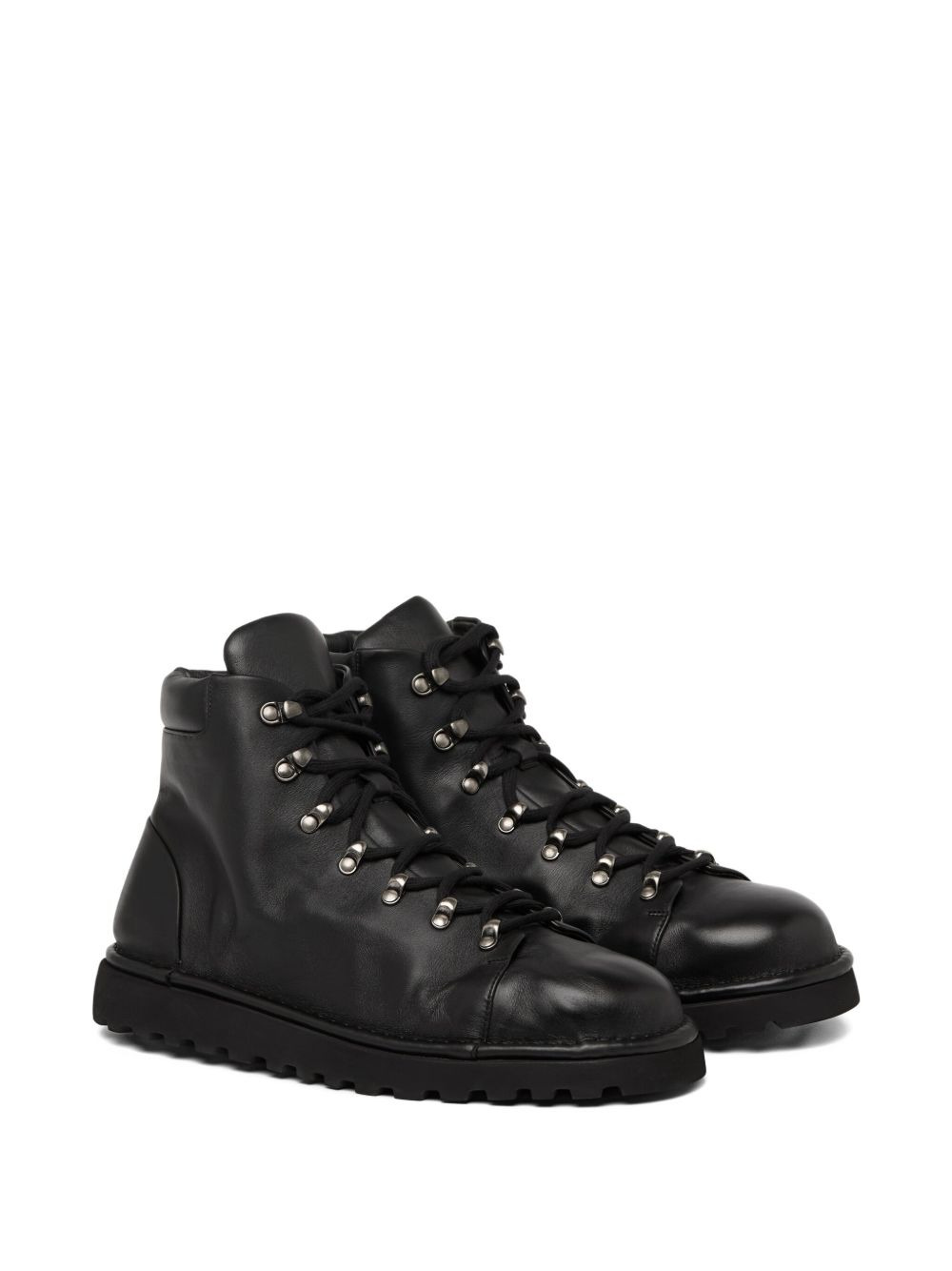 lace-up metal-eyelet boots - 2
