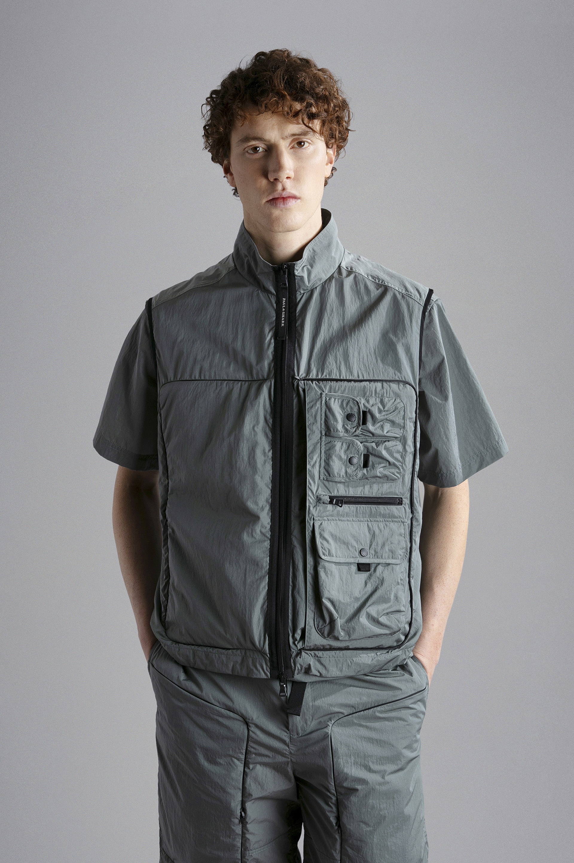 CRINKLE GILET - 4