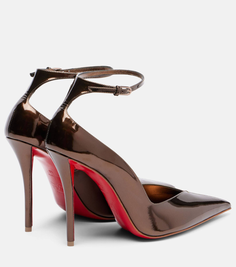 Christian Louboutin Erozee 100 patent leather pumps outlook