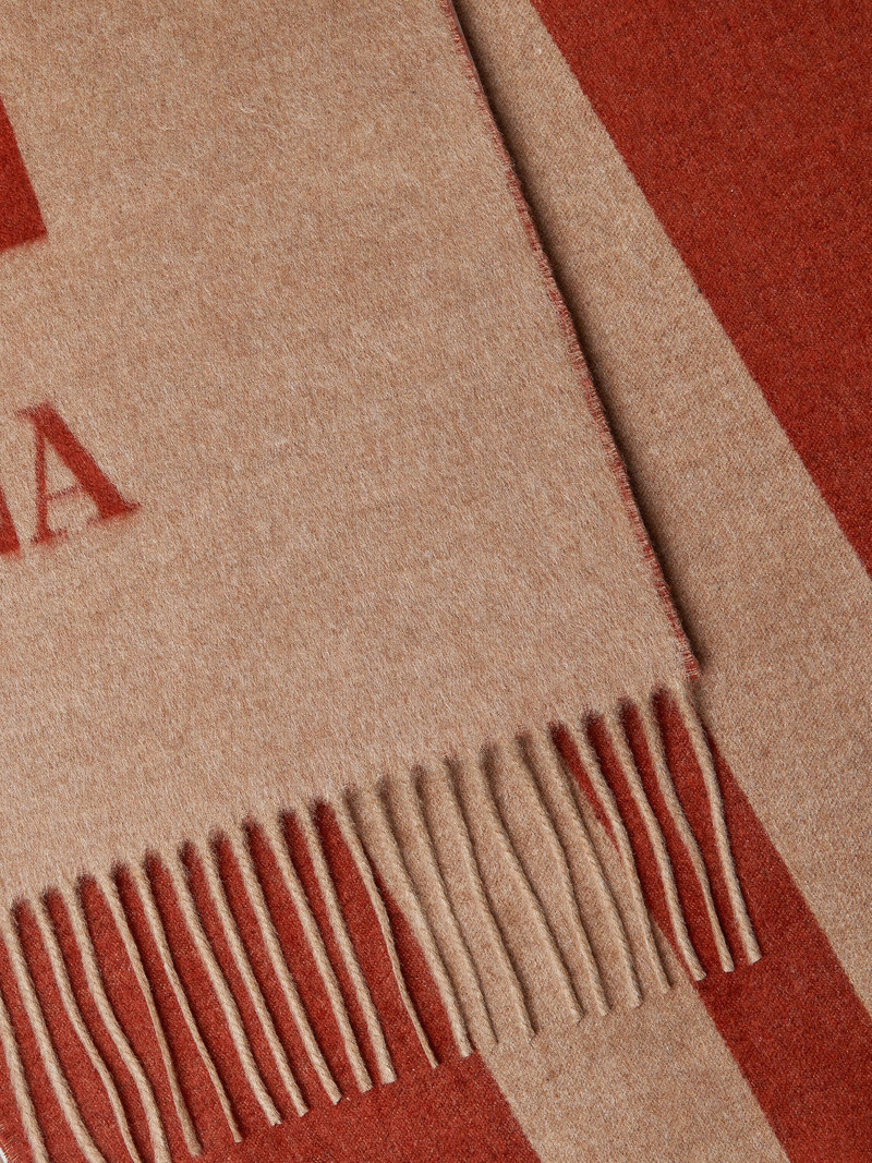 ZEGNA BEIGE AND LIGHT BEIGE ZEGNA SILK SCARF outlook