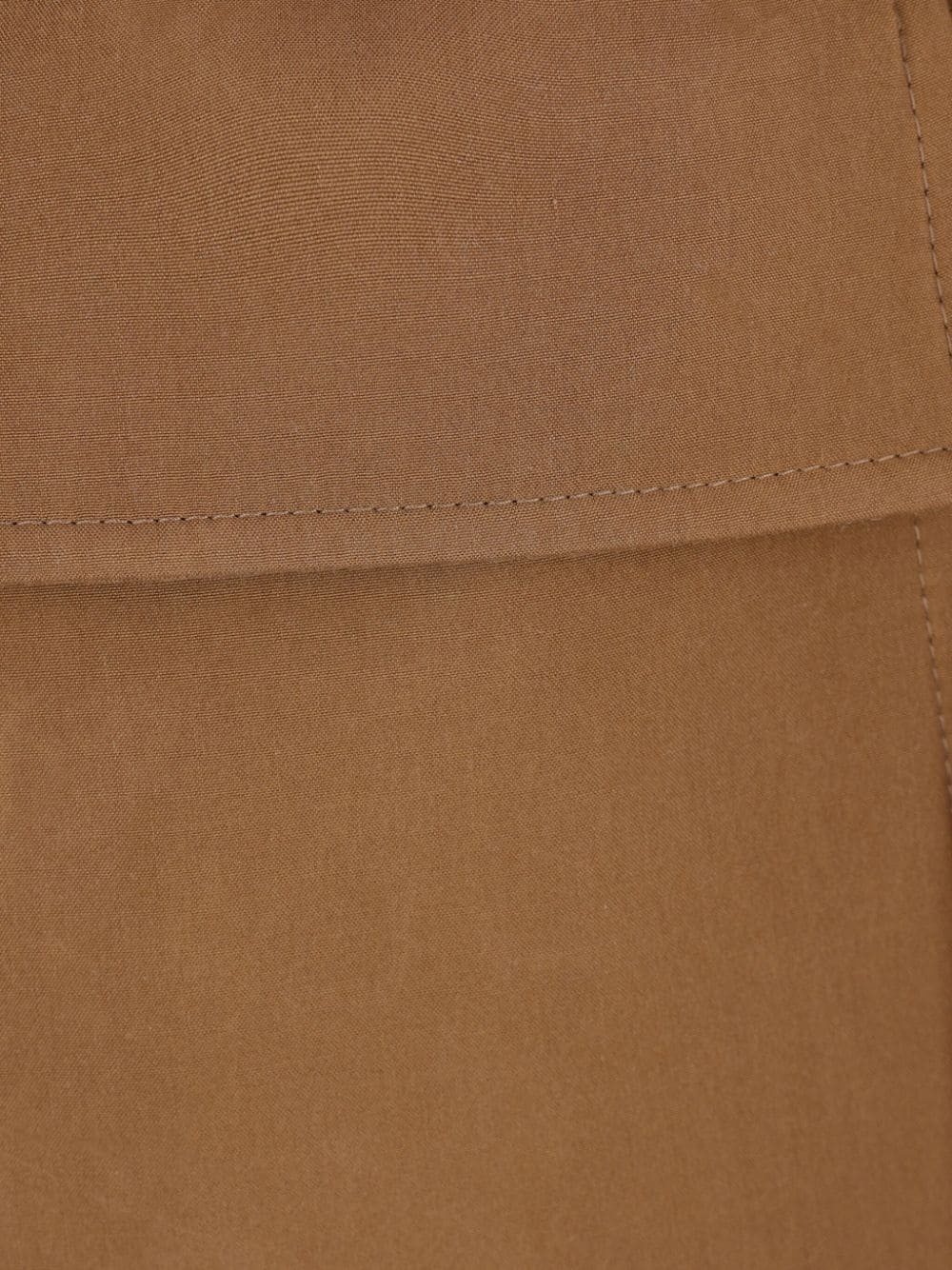 silk double-breasted coat - 4