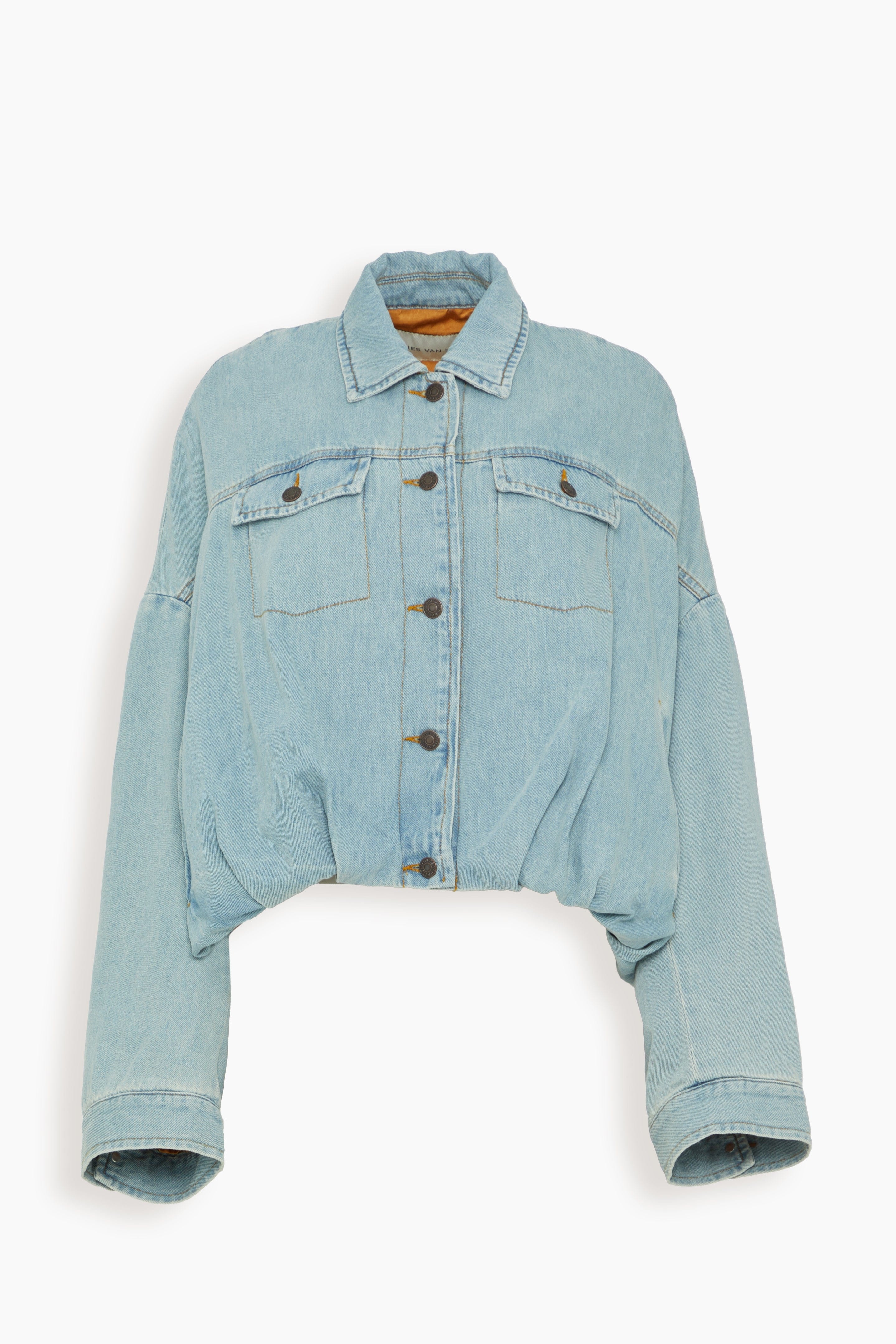ジャケット DRIES VAN NOTEN | VESTO ICE BLUE DENIM JACKET Dries Van Noten Vesto Denim Jacket in Ice Blue