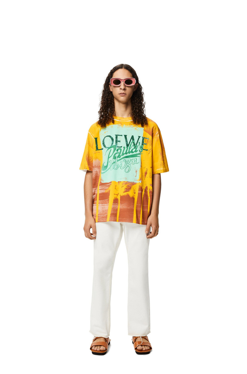 Loewe Palm print T-shirt in cotton outlook