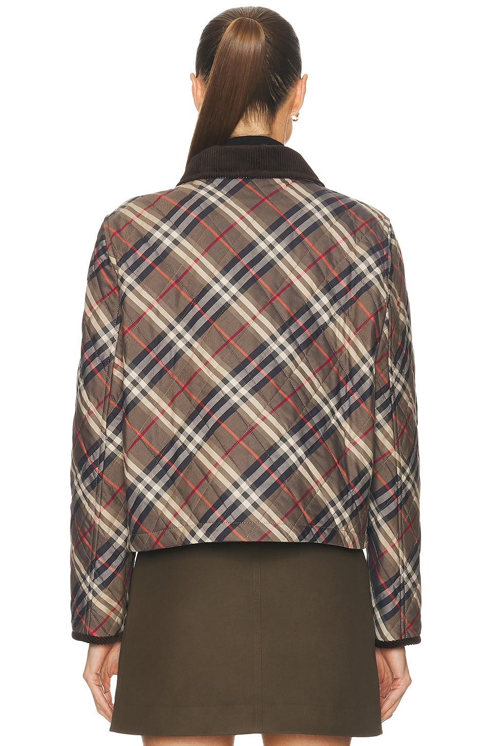 Cropped Quilted Jacket - 4
