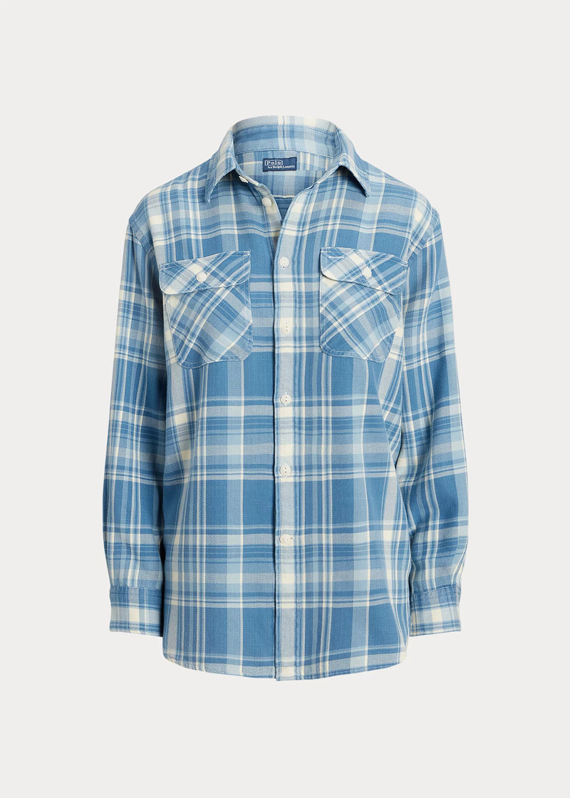 Plaid Cotton Twill Workshirt 1