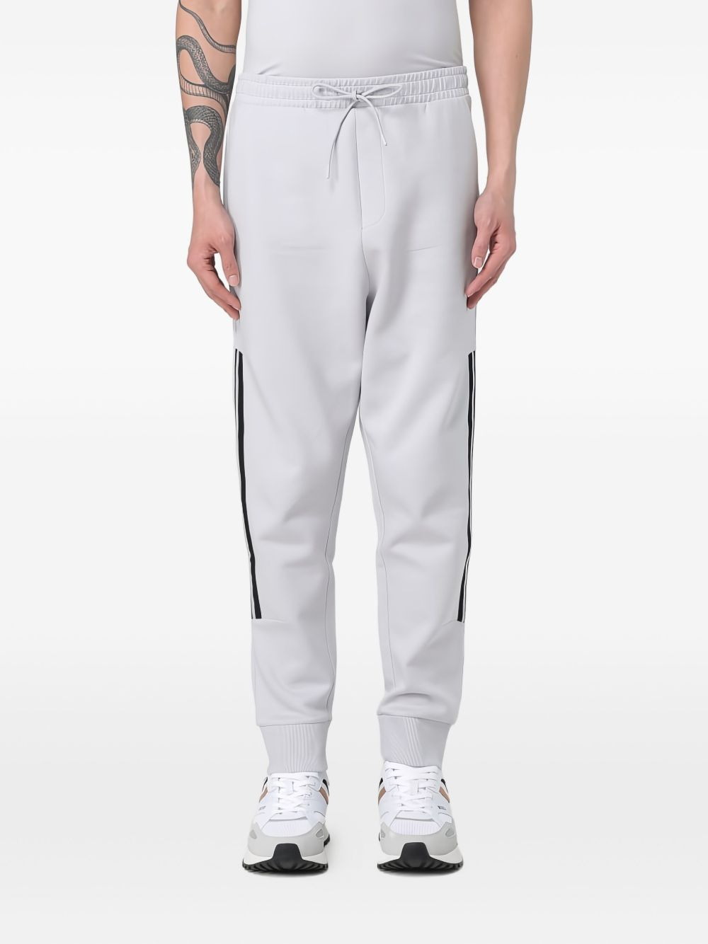 stripe-detail tracksuit trousers - 1