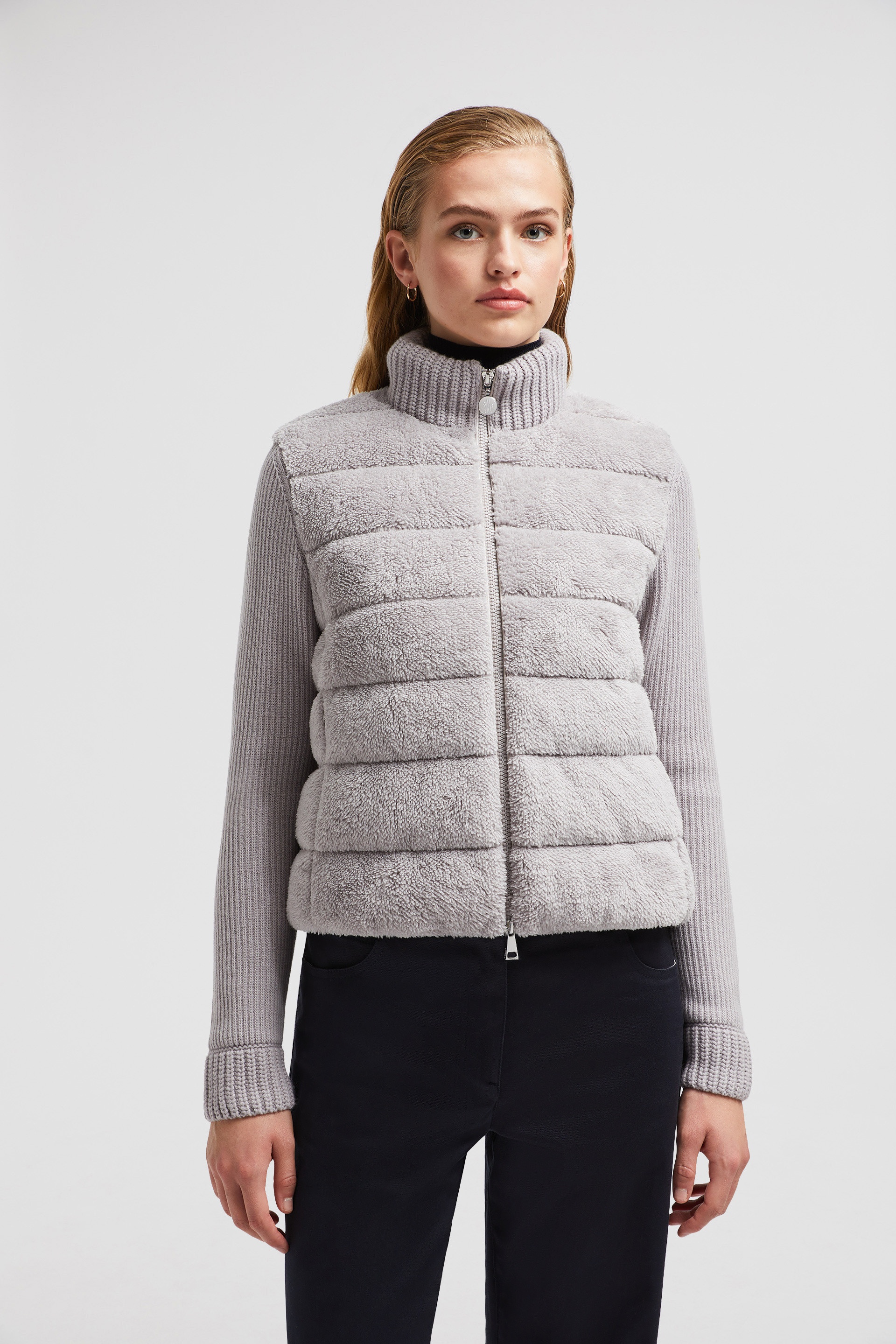 その他 MONCLER K1093 2B00003 59858 Moncler side-stripe Jacket | Blue | FARFETCH