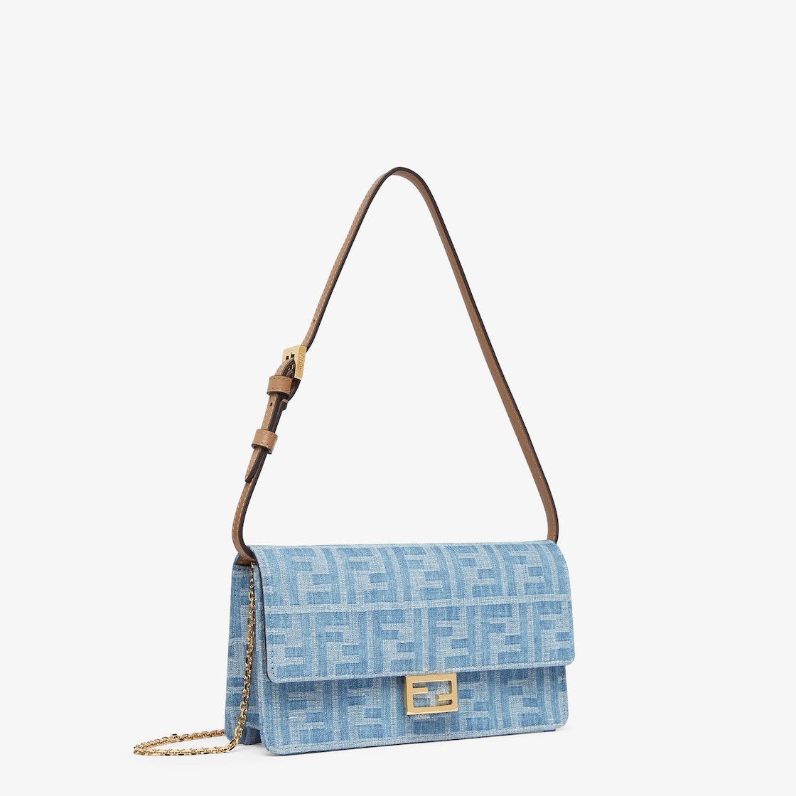 Fendi baguette wallet on chain sales