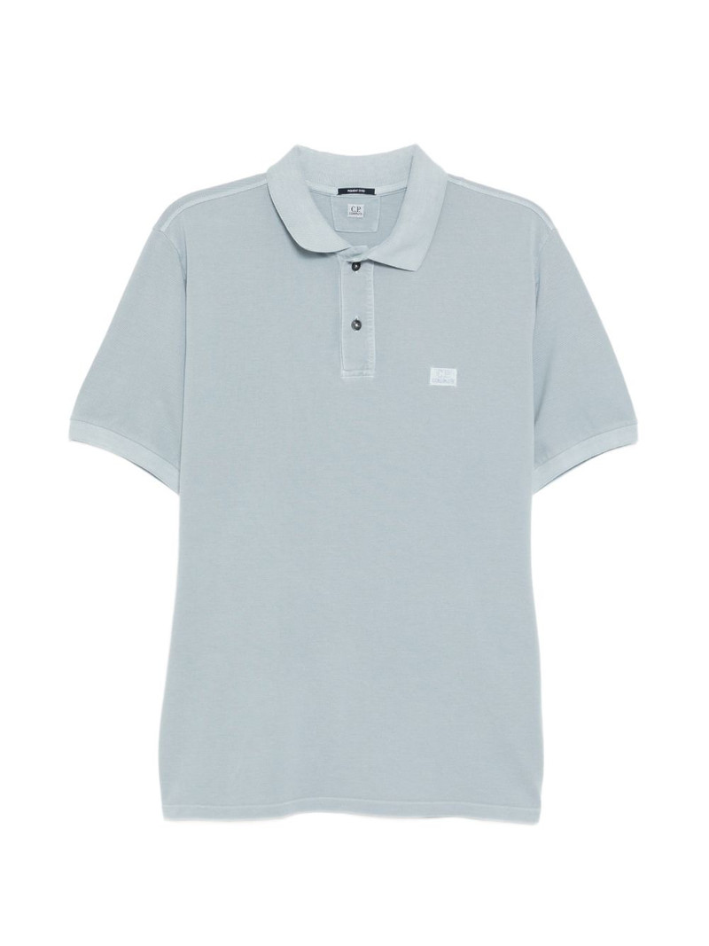 logo-embroidered polo shirt 1