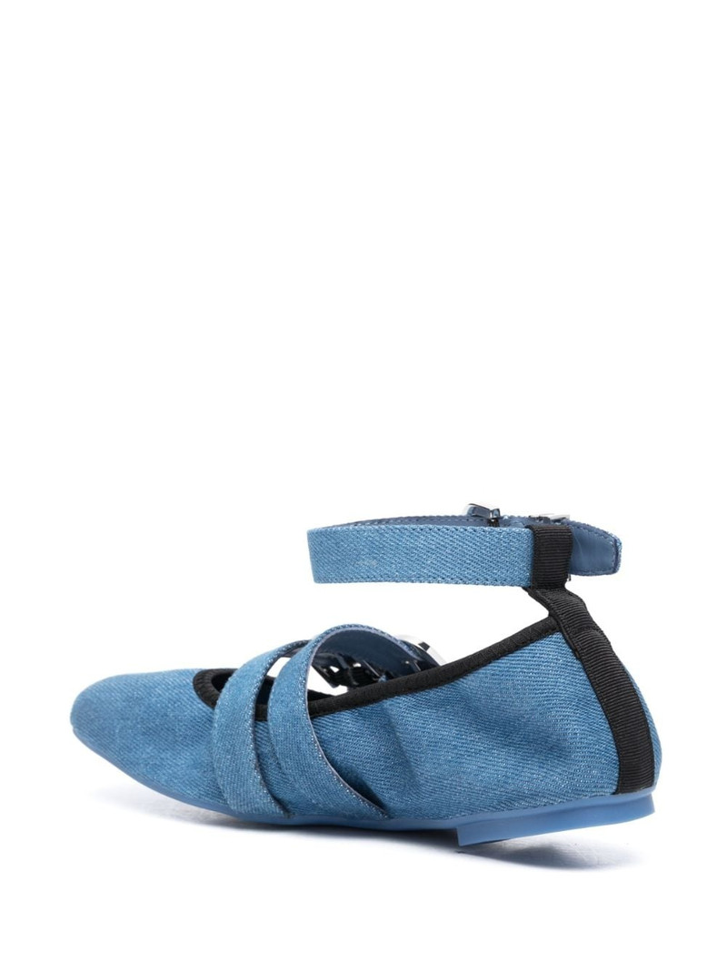 Maverick leather ballerina shoes 3