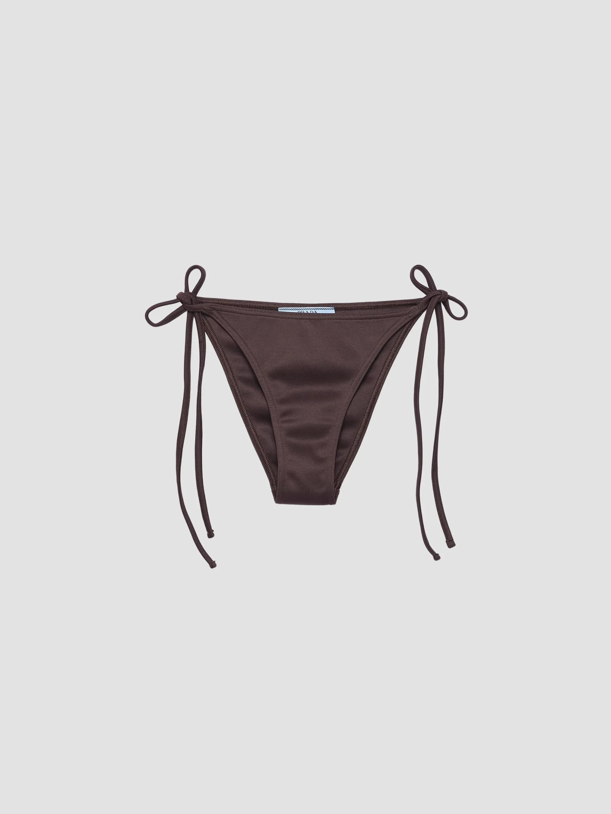 Women's Interlock Knit Bikini Bottom - Brown - 1