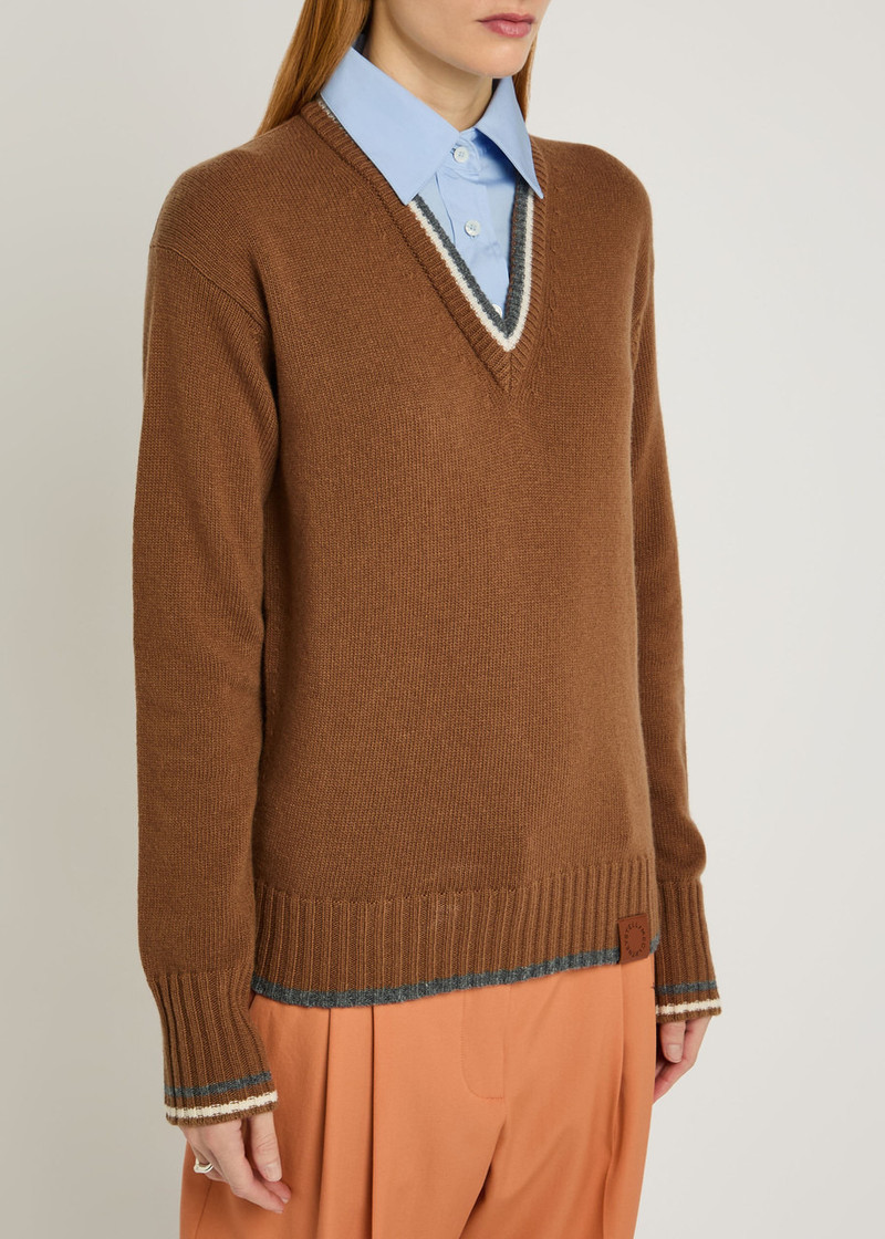 Stella McCartney Stella Mccartney Shirt-effect Wool Jumper outlook