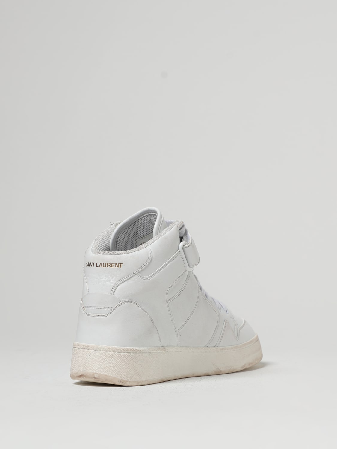 Saint Laurent sneakers in used effect leather - 3