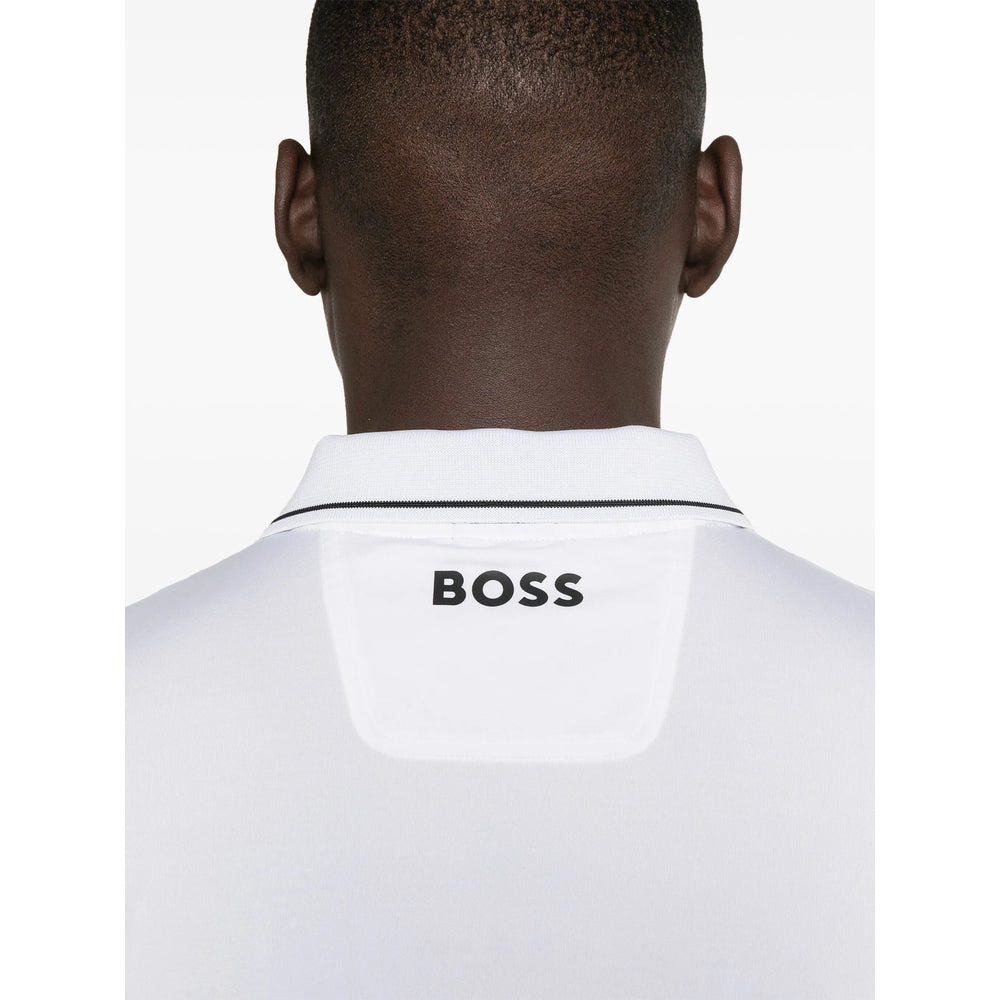 Boss White Polo Shirts Men - 2