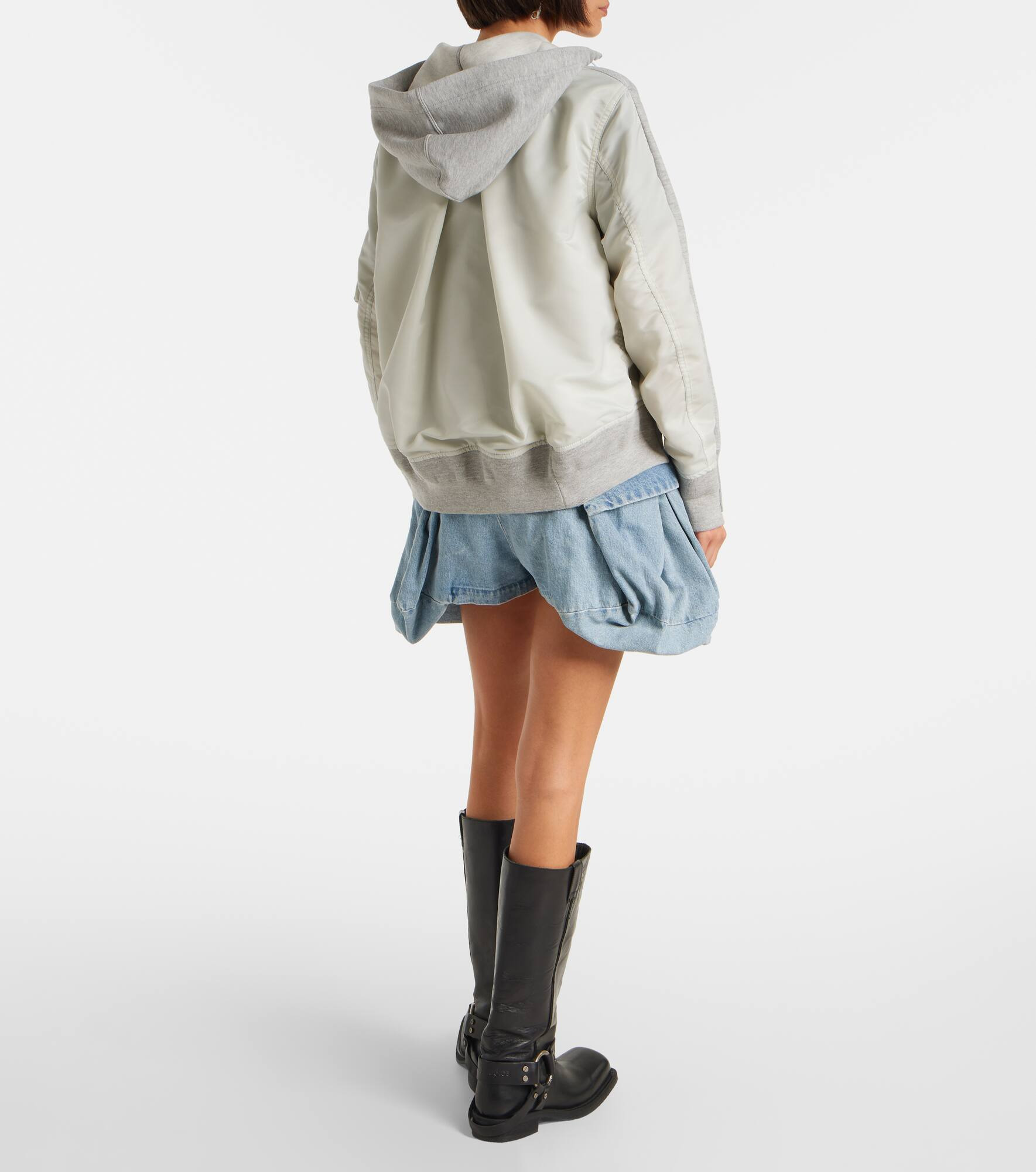Paneled hoodie - 3